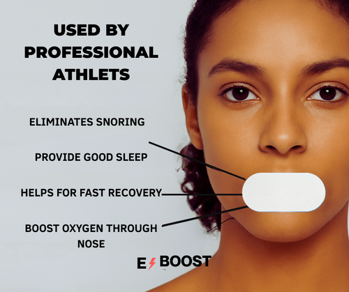 E-BOOST Mouth Tapes. Sleep without snoring